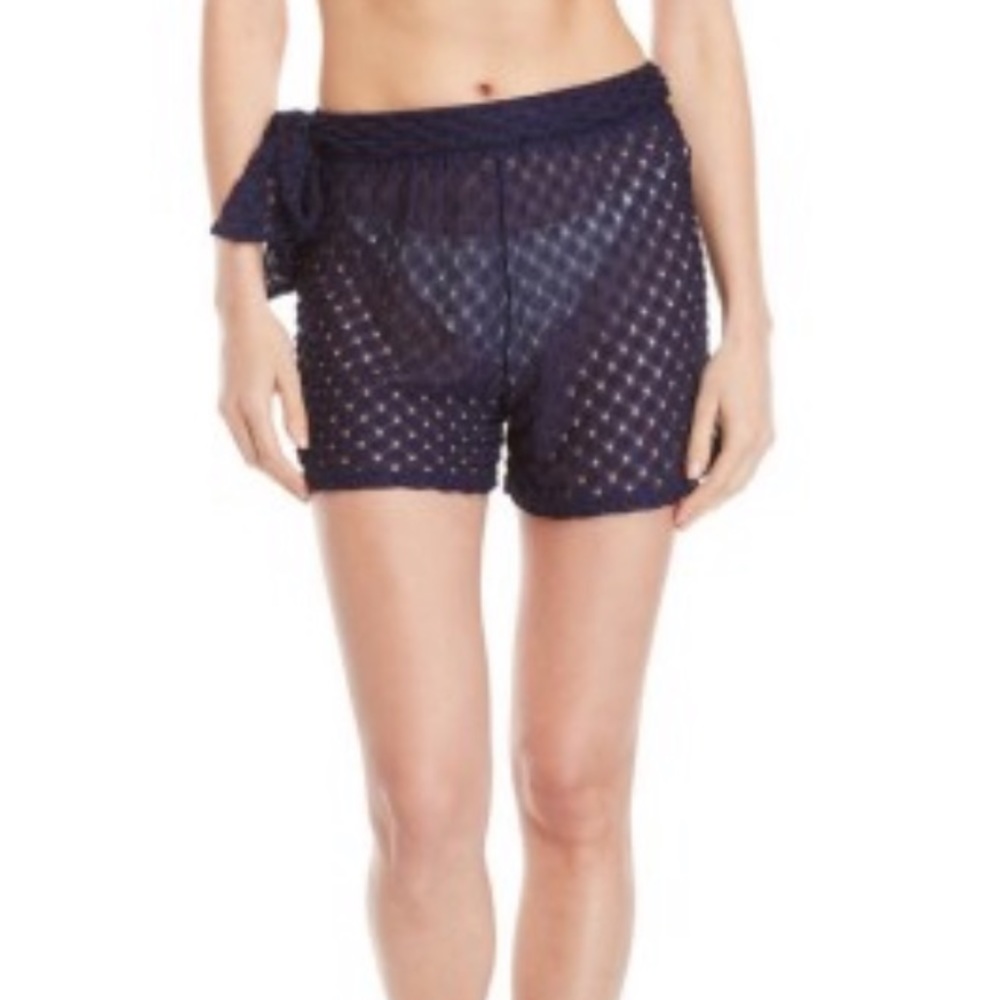Elif for jordan taylor Crochet Tie Cover-Up Shorts